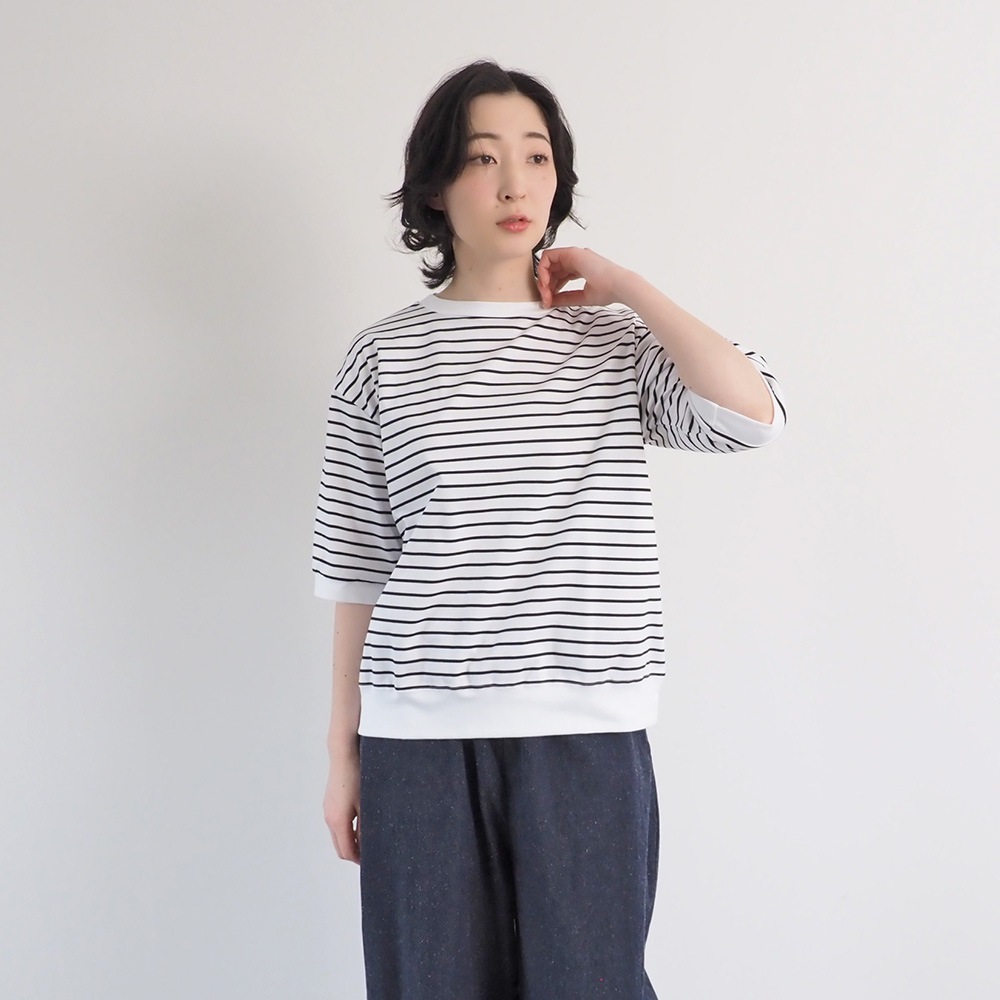 NARU(ナル) スーピマコットンポンチBD コンパクトT5分袖 661245BF