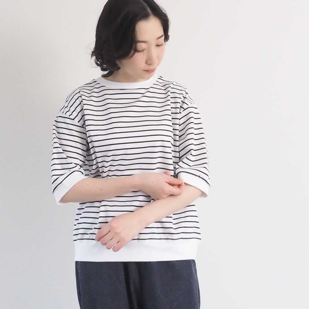 NARU(ナル) スーピマコットンポンチBD コンパクトT5分袖 661245BF