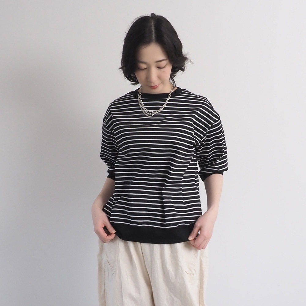 NARU(ナル) スーピマコットンポンチBD コンパクトT5分袖 661245BF