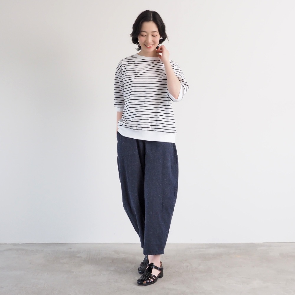 NARU(ナル) スーピマコットンポンチBD コンパクトT5分袖 661245BF