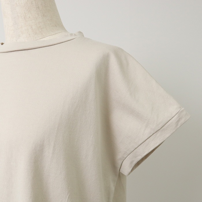 NARU(ナル) 40/2天竺 牛乳キャッププリントミナミシャツ 655005