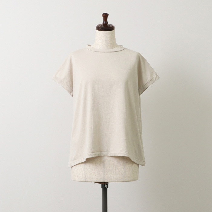 NARU(ナル) 40/2天竺 牛乳キャッププリントミナミシャツ 655005