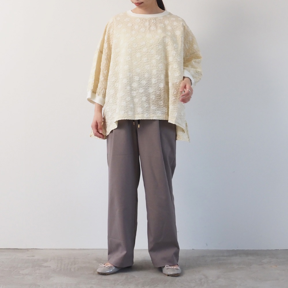 NARU(ナル) リップルクロスランダムドット ワイドT 667810