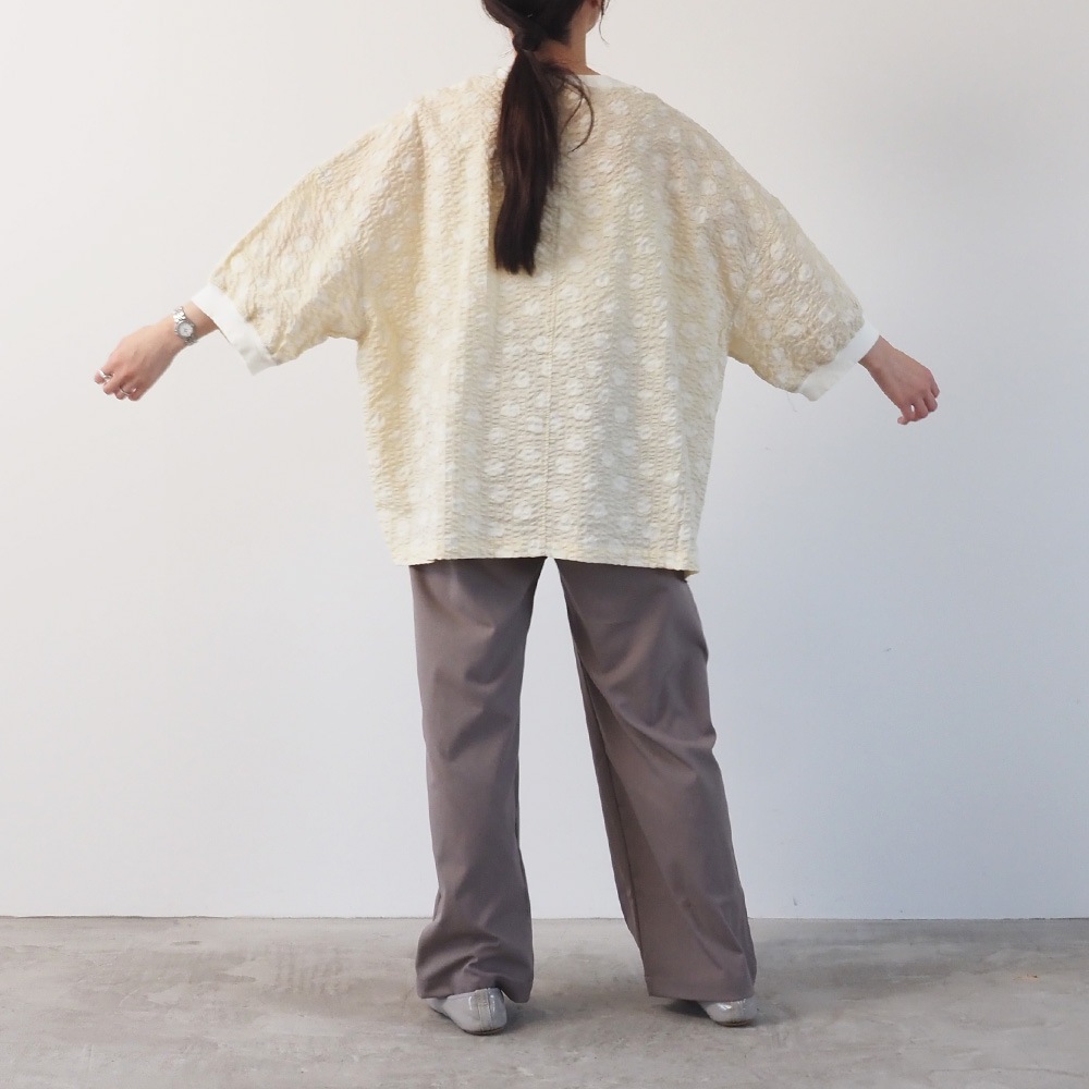 NARU(ナル) リップルクロスランダムドット ワイドT 667810