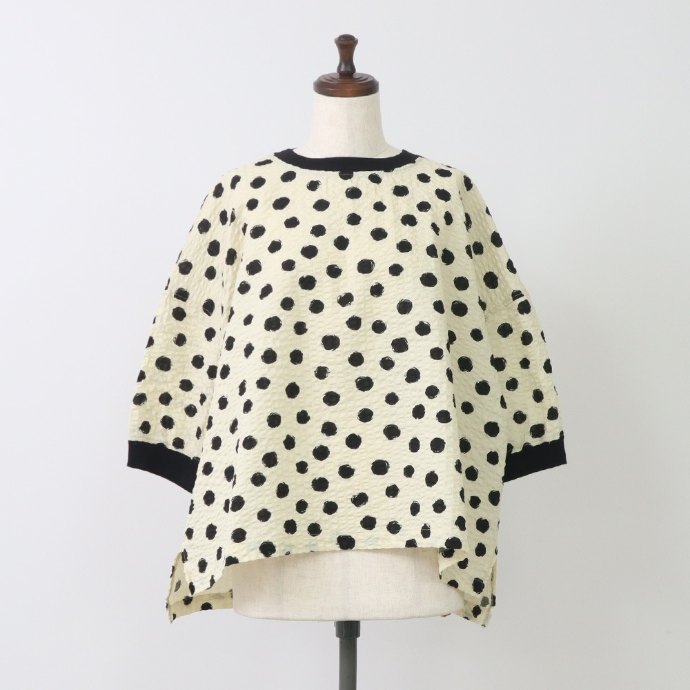 NARU(ナル) リップルクロスランダムドット ワイドT 667810