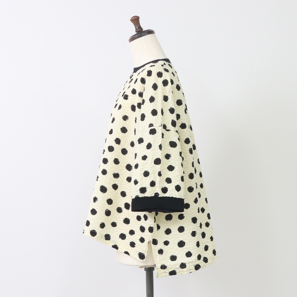 NARU(ナル) リップルクロスランダムドット ワイドT 667810