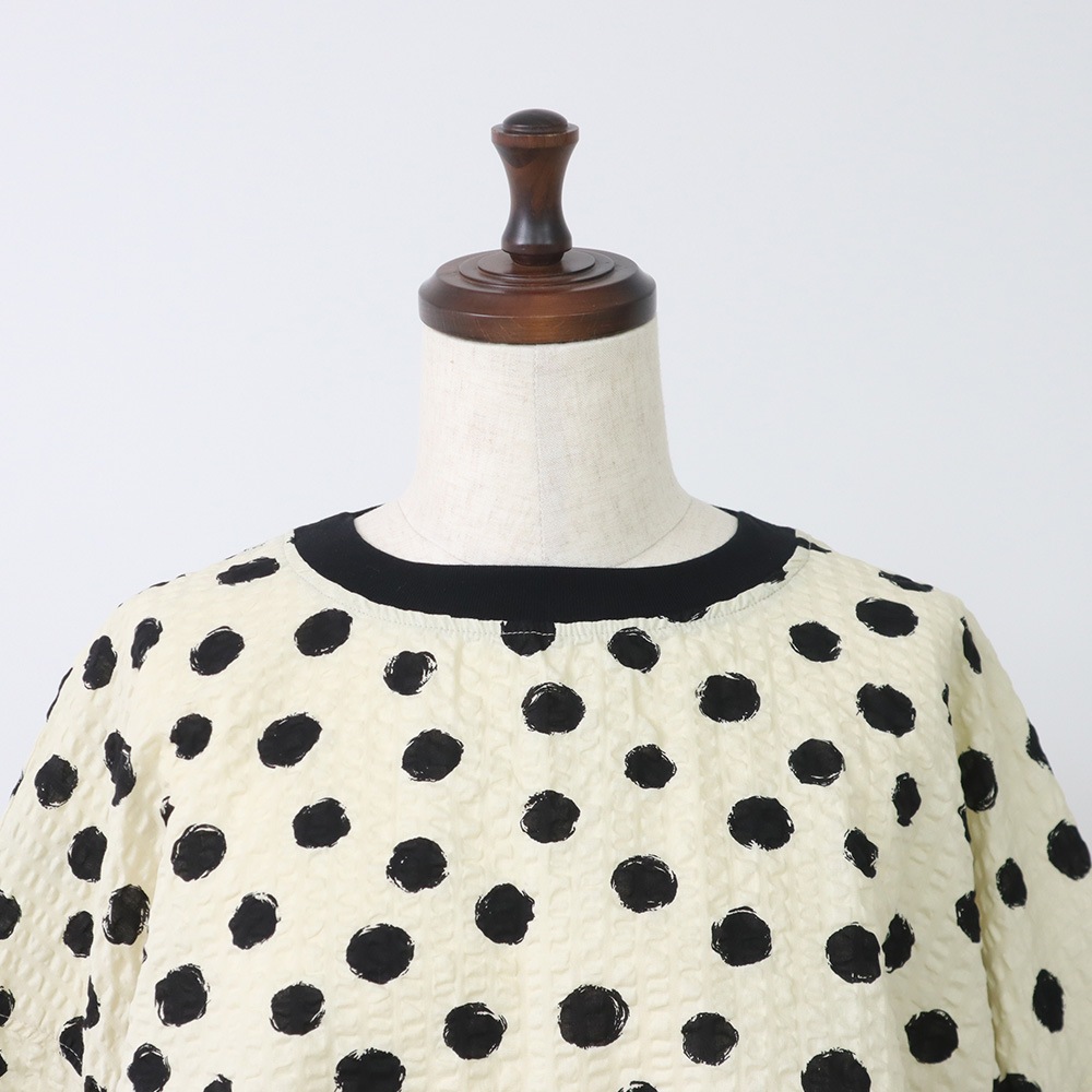 NARU(ナル) リップルクロスランダムドット ワイドT 667810