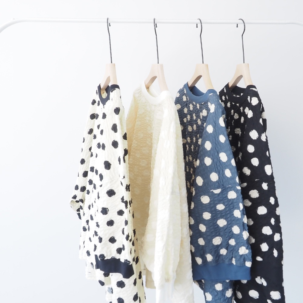 NARU(ナル) リップルクロスランダムドット ワイドT 667810