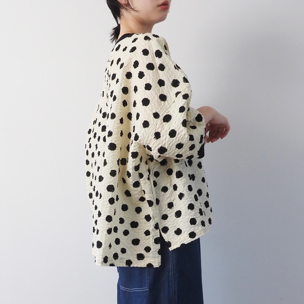 NARU(ナル) リップルクロスランダムドット ワイドT 667810