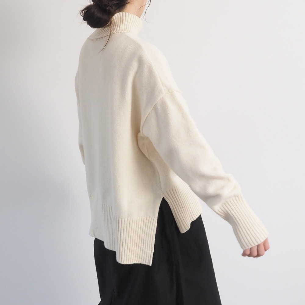 NARU(ナル) エアーヤーンコットン コモドニットタートル 653703