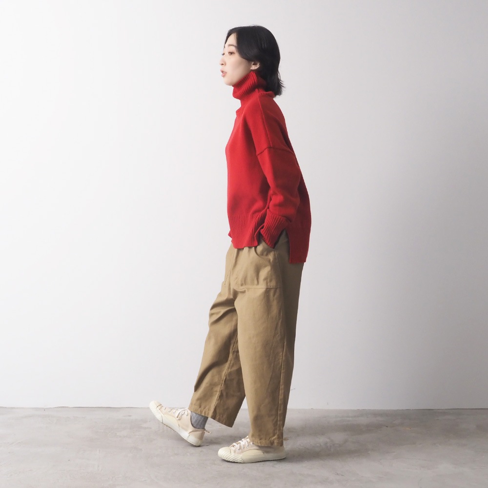 NARU(ナル) エアーヤーンコットン コモドニットタートル 653703