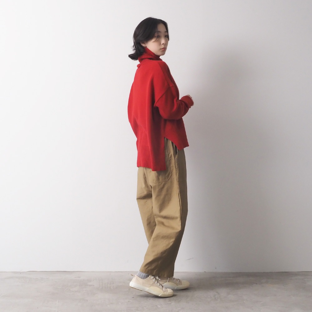 NARU(ナル) エアーヤーンコットン コモドニットタートル 653703