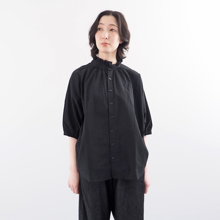 NARU(ナル) 60ふんわりローン 2WAY ターキーシャツフリルネック 633126BE