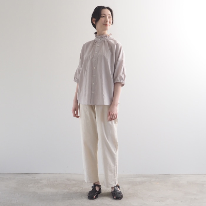 NARU(ナル) 60ふんわりローン 2WAY ターキーシャツフリルネック 633126BE
