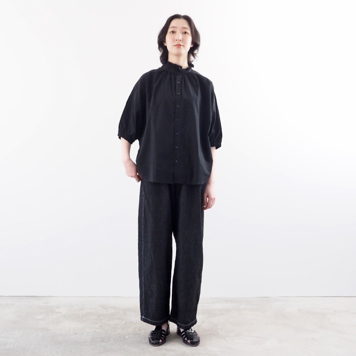 NARU(ナル) 60ふんわりローン 2WAY ターキーシャツフリルネック 633126BE