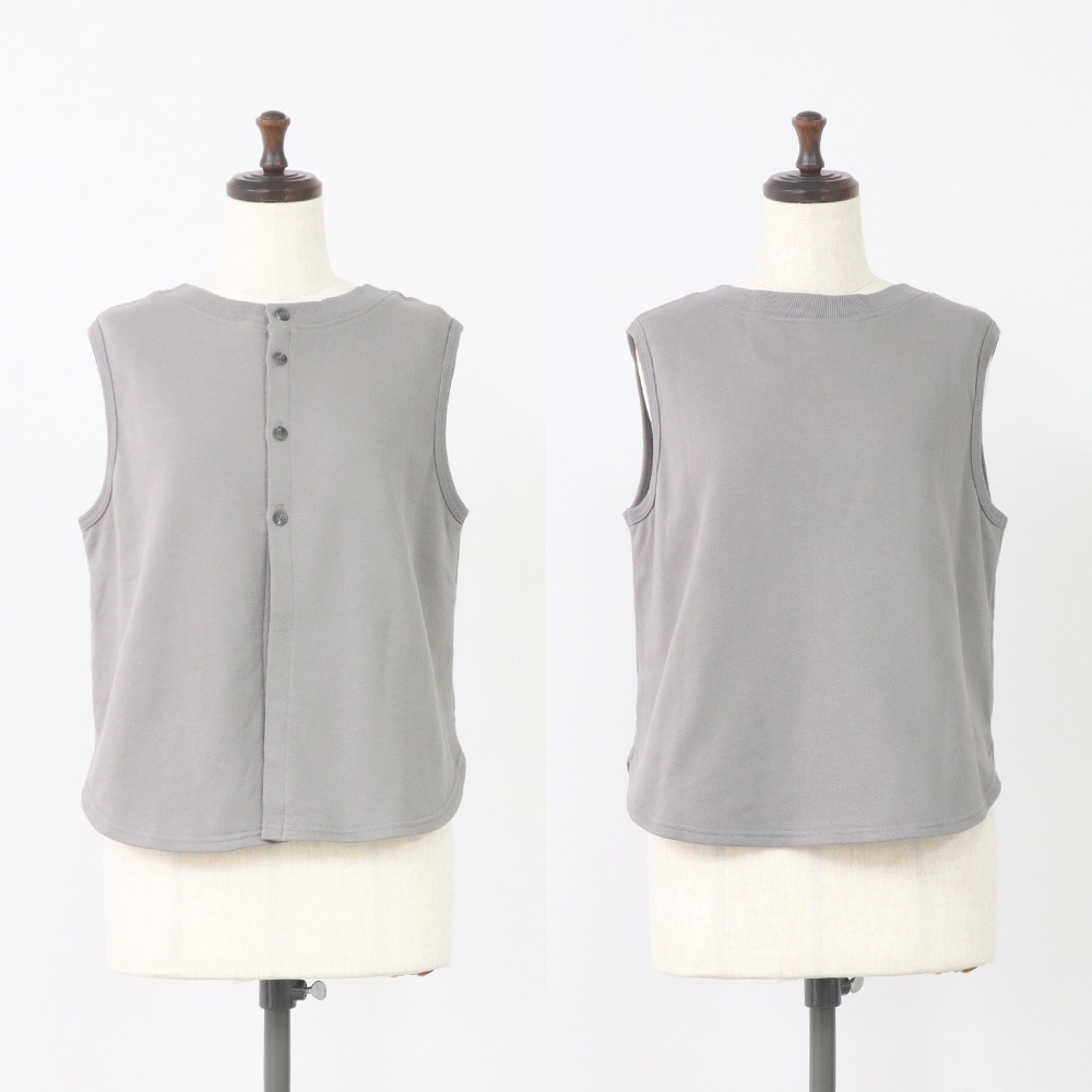 NARU(ナル) 30/10セントラル裏毛 2WAYベスト 665026