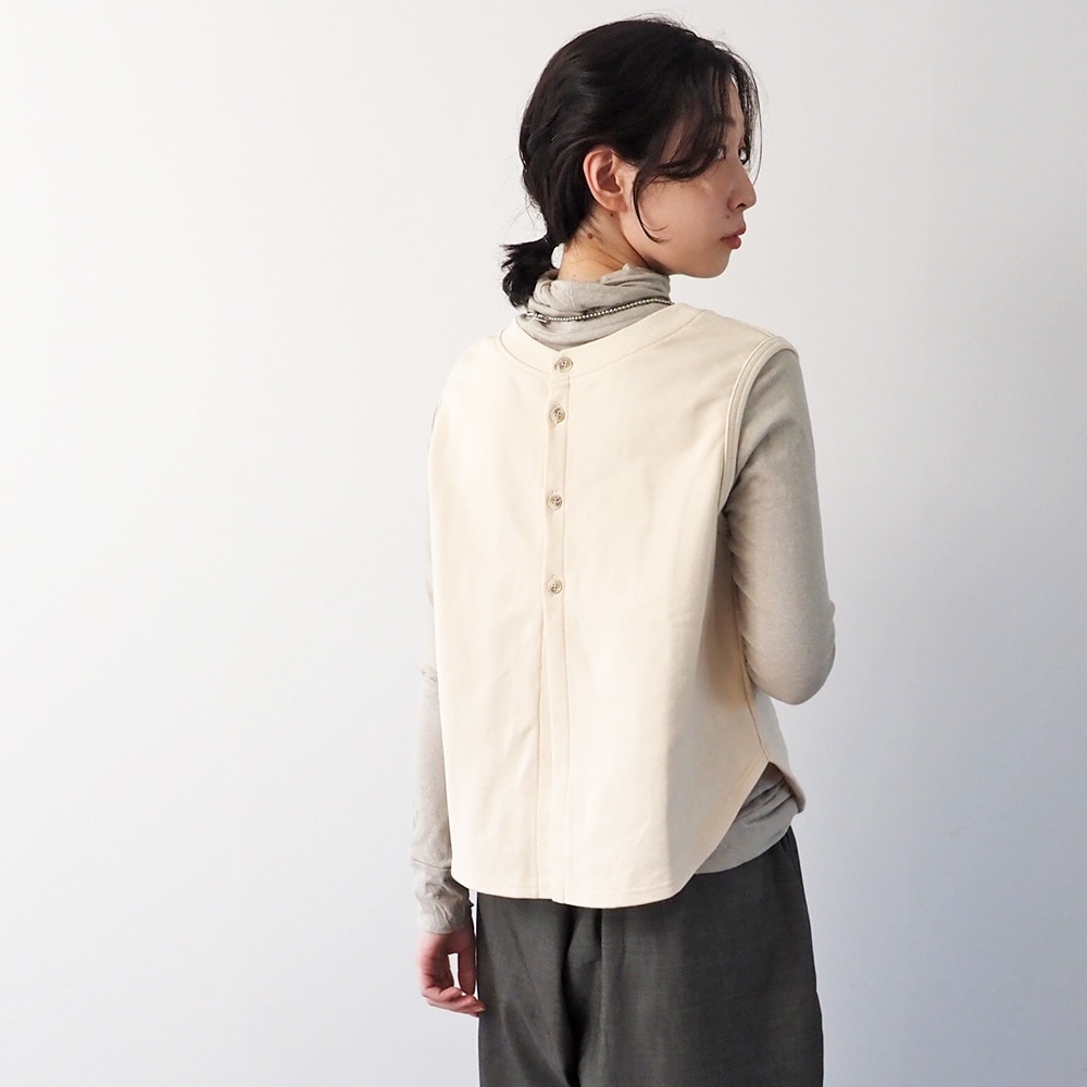 NARU(ナル) 30/10セントラル裏毛 2WAYベスト 665026