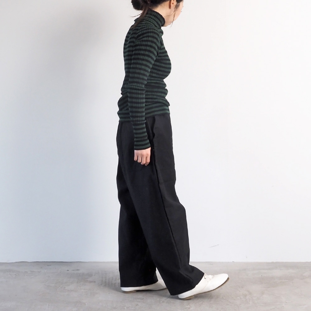 NARU(ナル) ムラ糸ミリタリーバックサテン クラフトパンツ 6668161