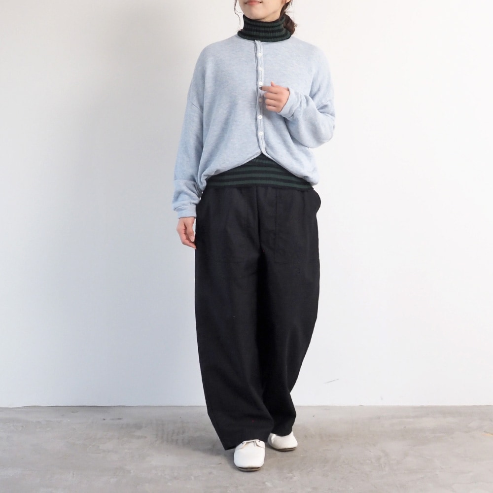 NARU(ナル) ムラ糸ミリタリーバックサテン クラフトパンツ 6668161