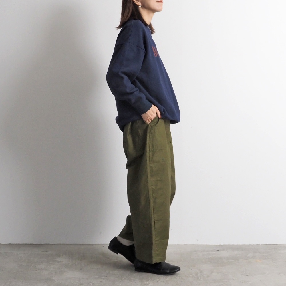 NARU(ナル) ムラ糸ミリタリーバックサテン クラフトパンツ 6668161