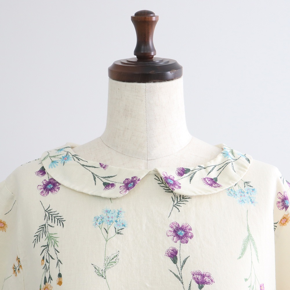 NARU(ナル) リネンコットン彩りワンピース 671820