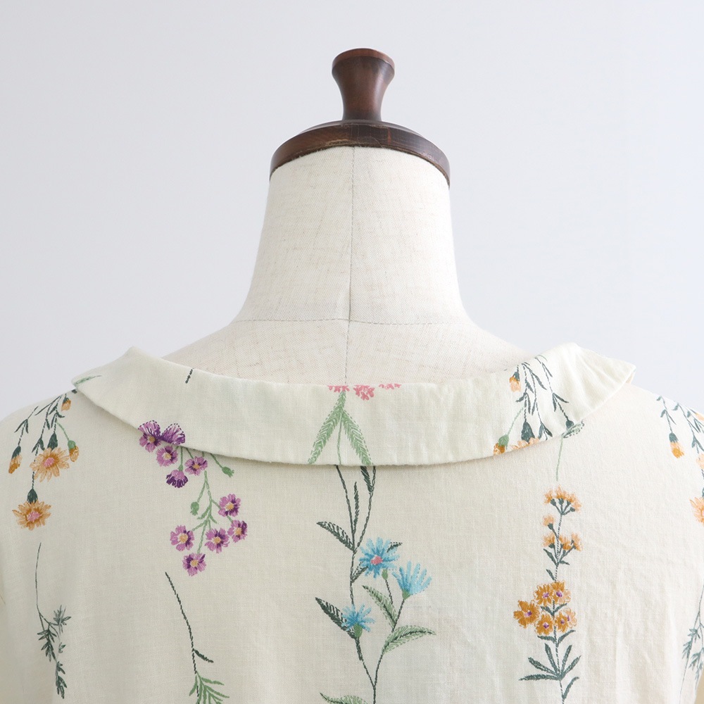 NARU(ナル) リネンコットン彩りワンピース 671820