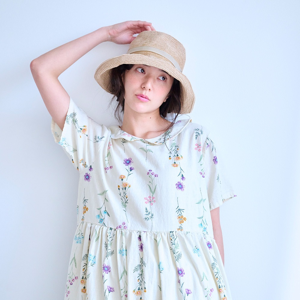 NARU(ナル) リネンコットン彩りワンピース 671820