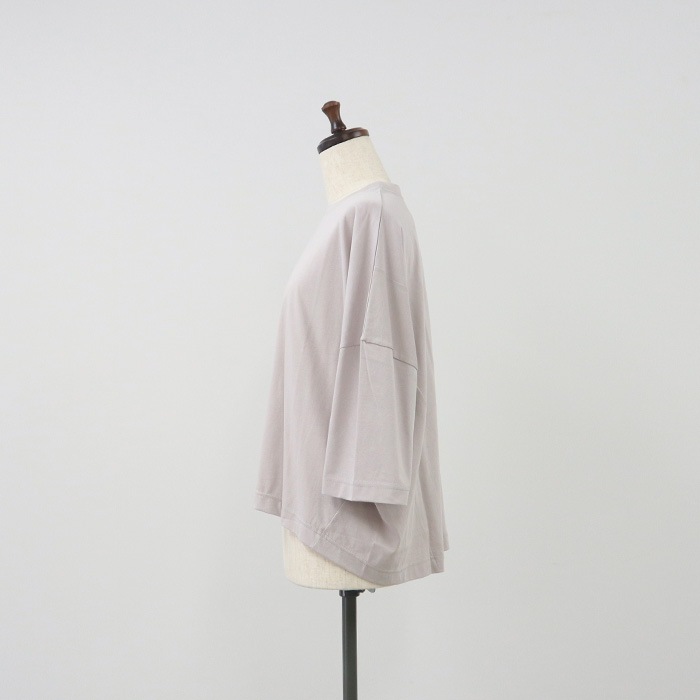 NARU(ナル) 72/2サイロプレミアム7分袖Tシャツ 648270BE