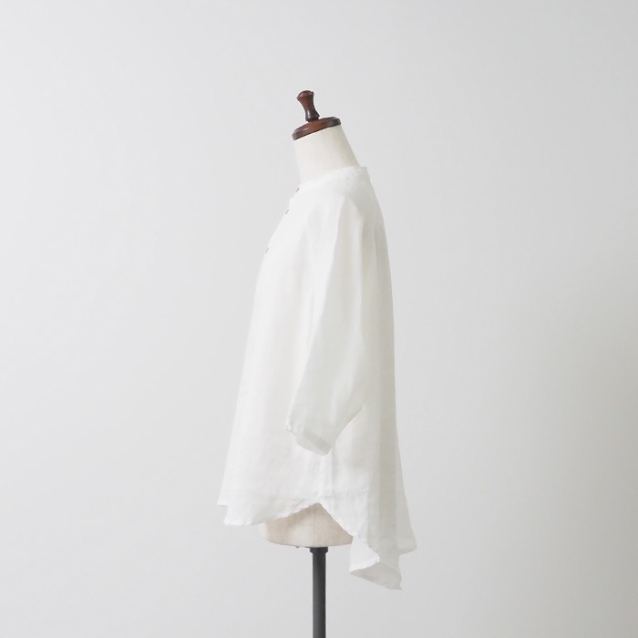 NARU(ナル) 60フレンチリネン ラグランシャツ 655857