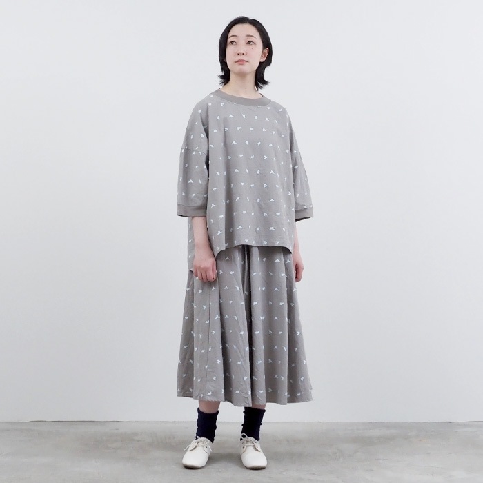 新品下げ札付き!NARU シーチングハンドワッシャ一十二支柄刺繍 ワイドT NARU(ナル) シーチングハンドワッシャー十二支柄刺繍 ワイドT