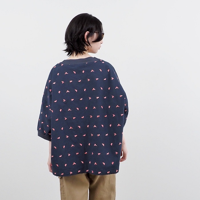 NARU(ナル) シーチングハンドワッシャー十二支柄刺繍 ワイドT 655845