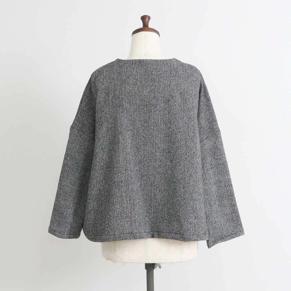 NARU(ナル) ヘリンボーンネップツイード ワイドジャケット 669900