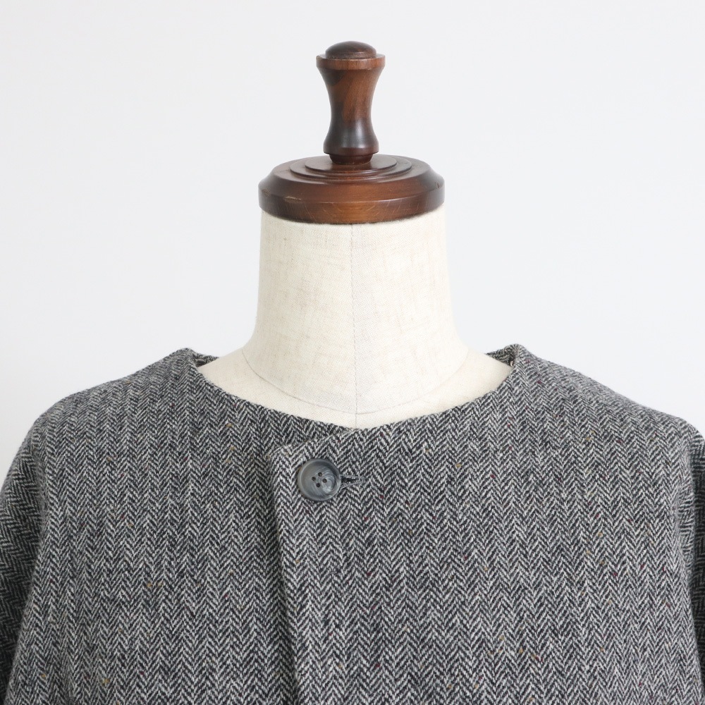 NARU(ナル) ヘリンボーンネップツイード ワイドジャケット 669900