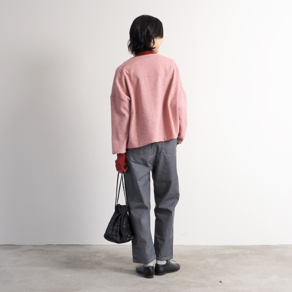 NARU(ナル) ヘリンボーンネップツイード ワイドジャケット 669900