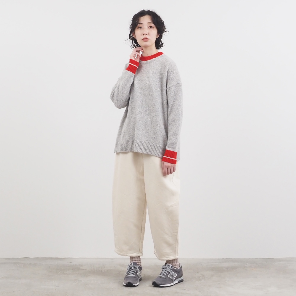 NARU(ナル) LUNA バイカラークルーネックニット 657610