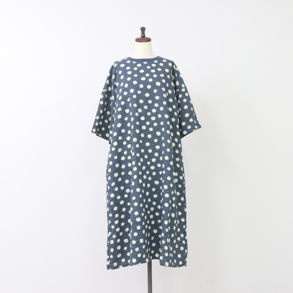 NARU(ナル) リップルクロスランダムドット ワンピース 667811