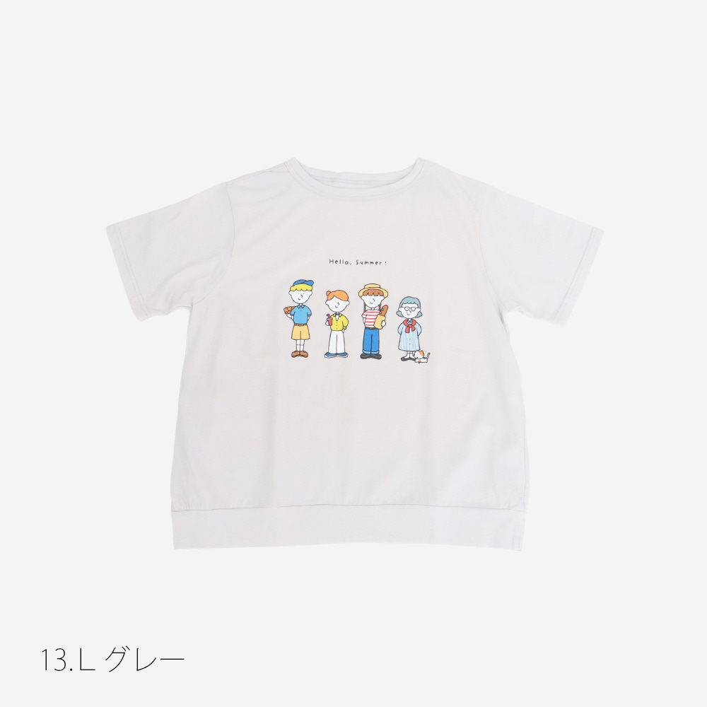 【NARU×FUDGEコラボ】NARU(ナル) momoさんコラボプリントTシャツ 6mo-01