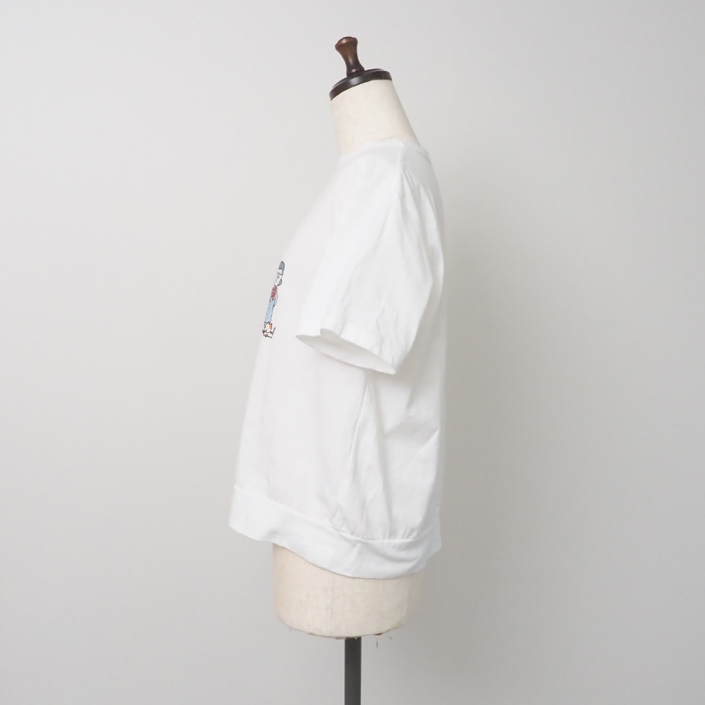 【予約】【NARU×FUDGEコラボ】NARU(ナル) momoさんコラボプリントTシャツ 6mo-01