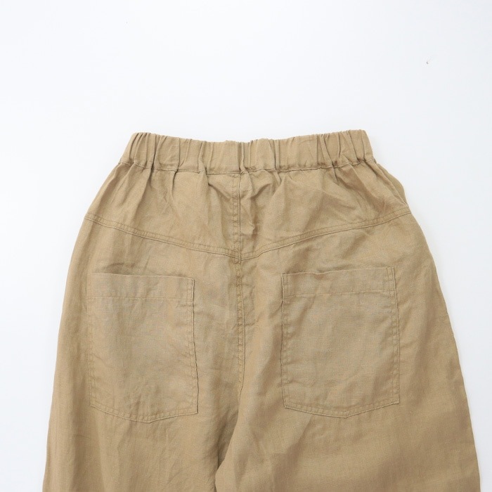 新色入荷！NARU(ナル) 40フレンチリネン ノッポパンツ 654860BE