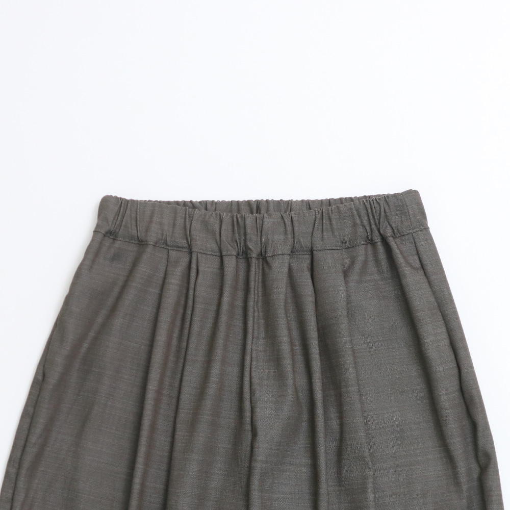 NARU(ナル) シャンブレーツイル タックワイドパンツ 667905