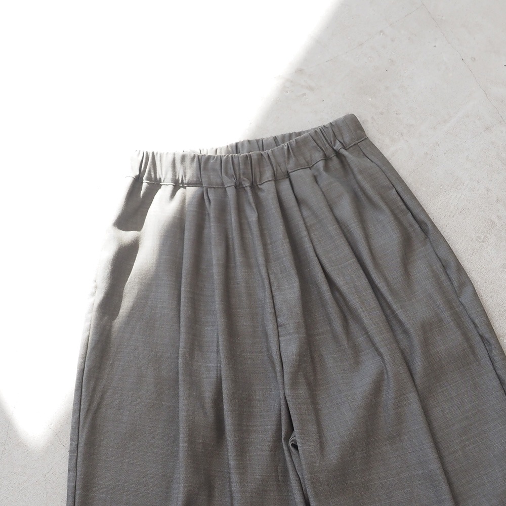 NARU(ナル) シャンブレーツイル タックワイドパンツ 667905
