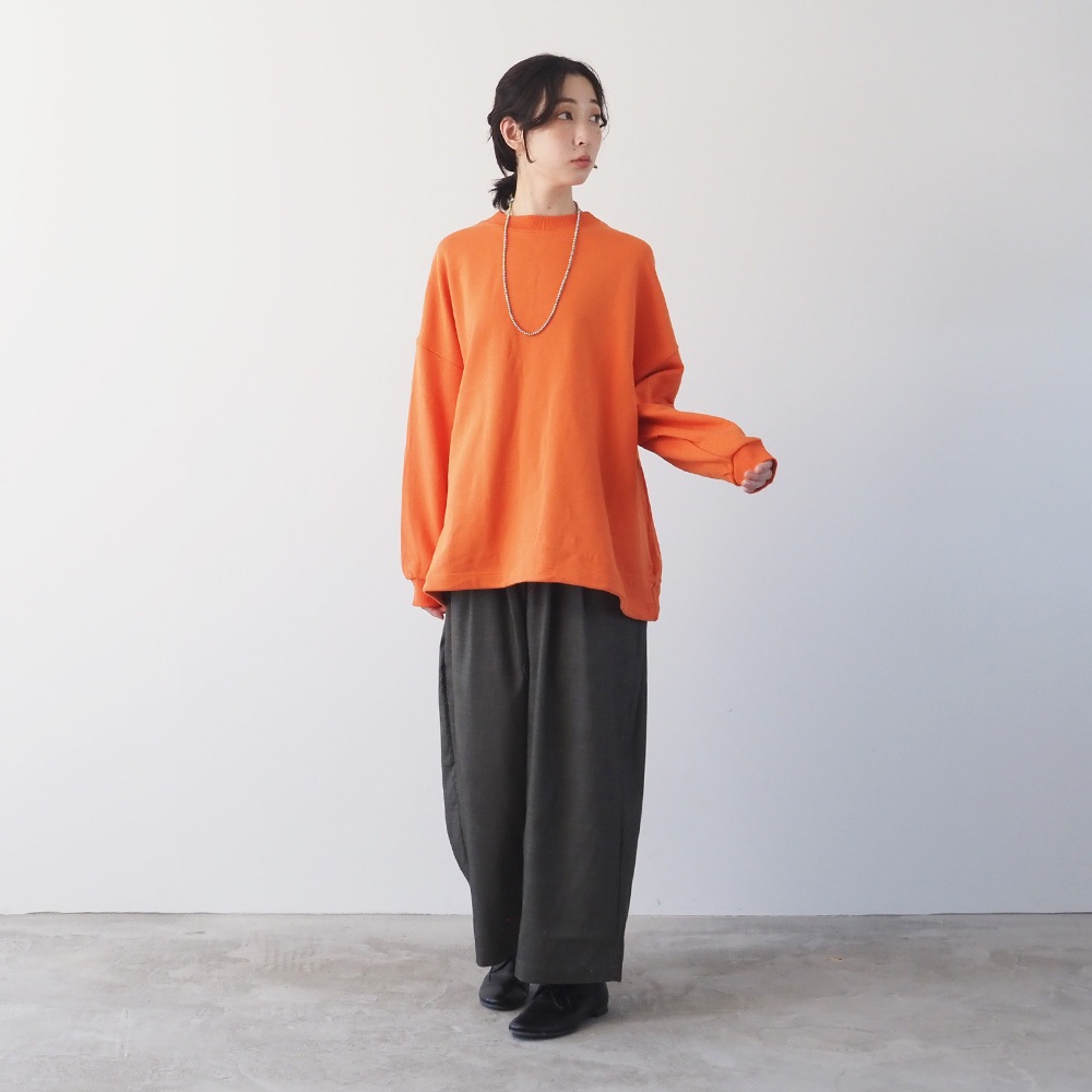 NARU(ナル) シャンブレーツイル タックワイドパンツ 667905