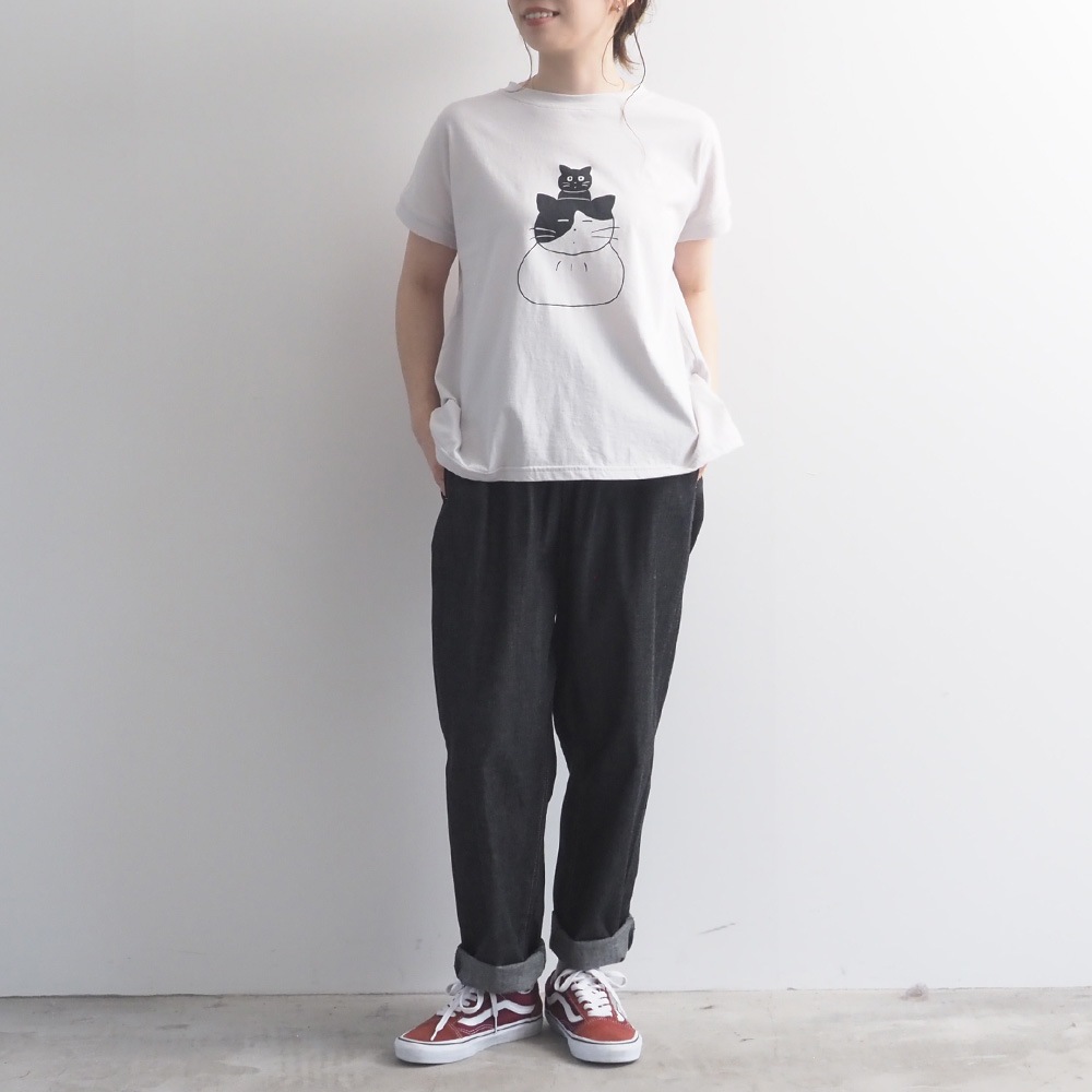 【山田美津子さんコラボ】NARU(ナル) 山田美津子さんコラボプリントTシャツ 6yn-01