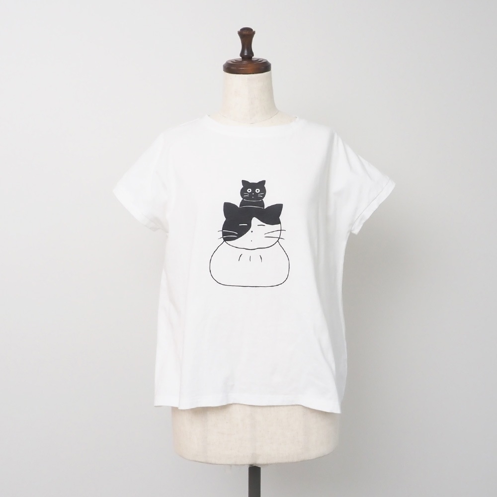 【予約】【山田美津子さんコラボ】NARU(ナル) 山田美津子さんコラボプリントTシャツ 6yn-01