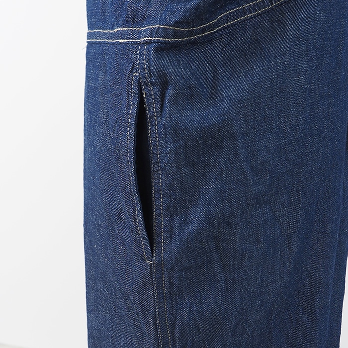 NARU(ナル) 7ozサマーデニム サロペット 655801