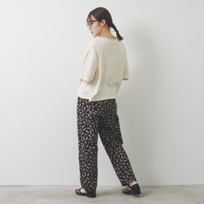 NARU(ナル) ムラ糸 NOW IS A FEELINGプリントT 655020