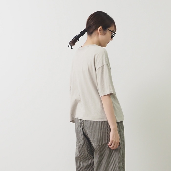 NARU(ナル) ムラ糸 NOW IS A FEELINGプリントT 655020