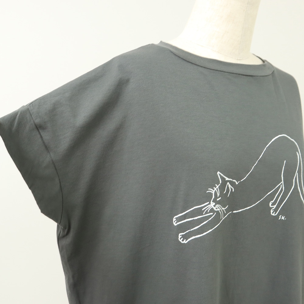 NARU(ナル) ナチュラルソフト天竺のび猫T 662026