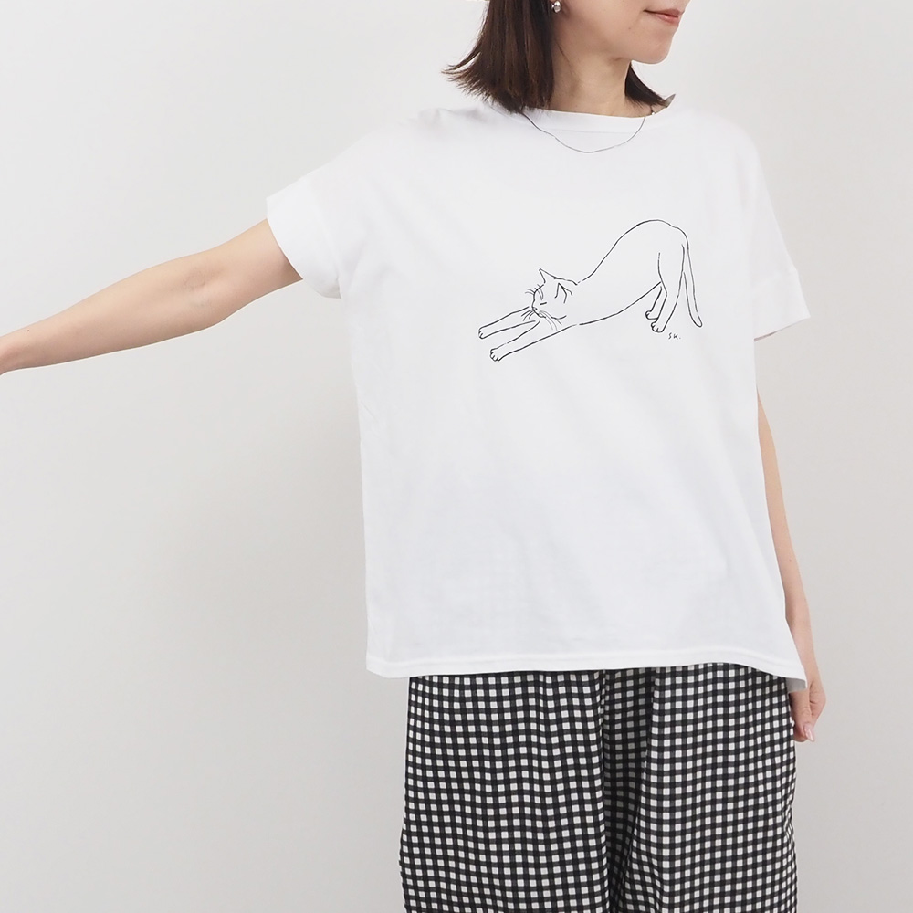 NARU(ナル) ナチュラルソフト天竺のび猫T 662026