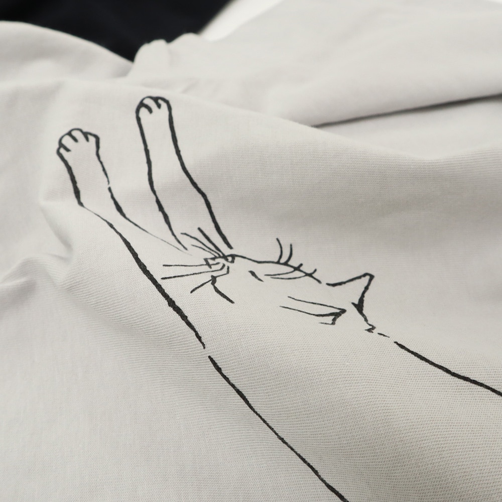 NARU(ナル) ナチュラルソフト天竺のび猫T 662026